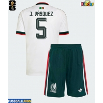 Mexiko Johan Vasquez #5 Auswärts Trikotsatz Kinder WM 2026 Kurzarm (+ Kurze Hosen)